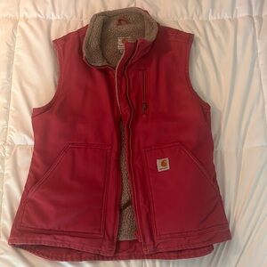 Carhartt Mock neck Sherpa lined vest